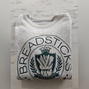 Gray Breadsticks Graphic Sweatshirt